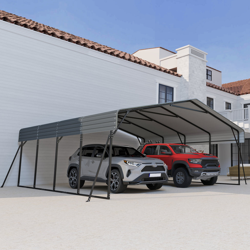 20x20 Color Tile Roof Carport