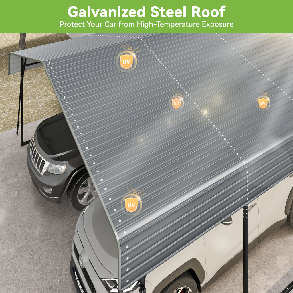 20x20 Color Tile Roof Carport